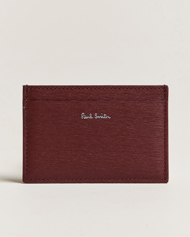 Herren | Kartenetui | Paul Smith | Color Leather Cardholder Wine Red
