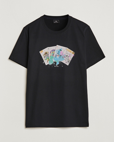 Herren |  | PS Paul Smith | Card Regular Organic Cotton T-shirt Black