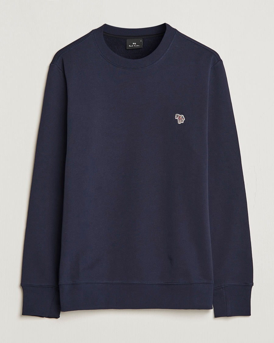 PS Paul Smith Zebra Organic Cotton Sweatshirt Navy – Blau