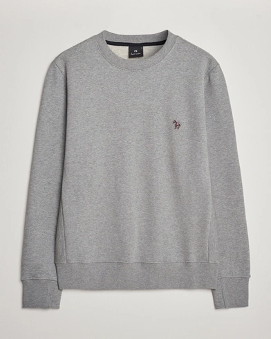 Herren |  | PS Paul Smith | Organic Cotton Crew Neck Sweatshirt Grey Melange