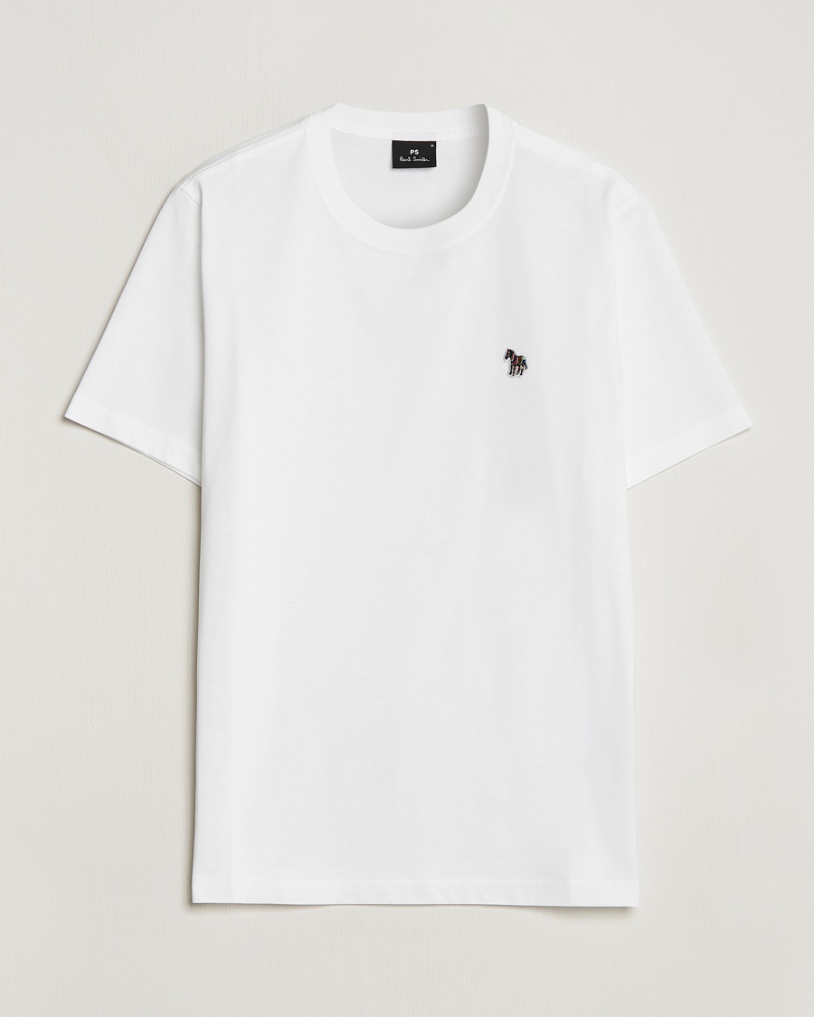 PS Paul Smith Organic Cotton Zebra T-Shirt White – Weiß