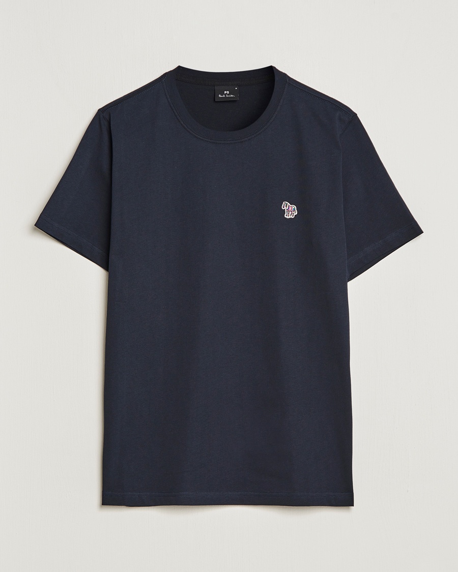 Herren | Paul Smith | PS Paul Smith | Organic Cotton Zebra T-Shirt Navy