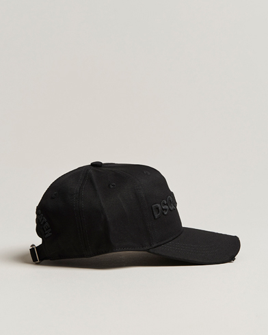 Herren | Caps | Dsquared2 | Lettering Logo Baseball Cap Black/Black