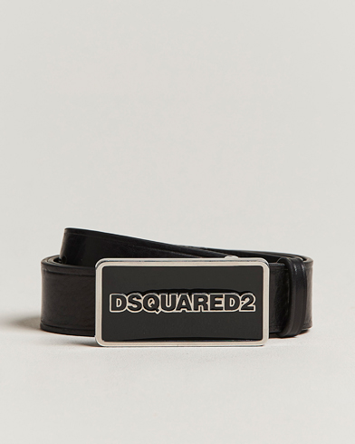 Herren | Dsquared2 | Dsquared2 | Logo Plated Belt Black