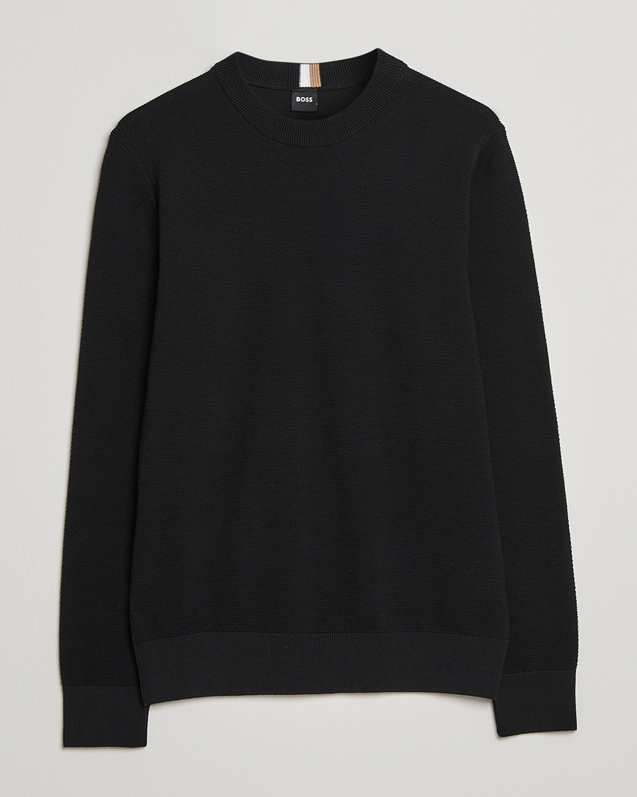 Herren | | BOSS BLACK | Ecaio Knitted Sweater Black