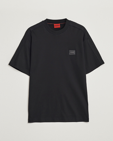 Herren | HUGO | HUGO | Dalix Logo Crew Neck T-Shirt Black