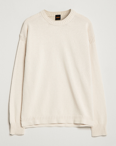 Herren | BOSS | BOSS ORANGE | Arcott Knitted Sweater Open White