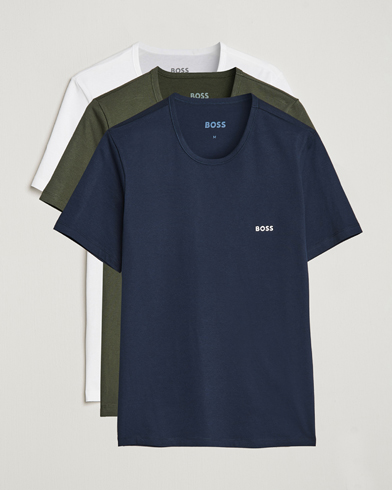 Herren |  | BOSS | 3-Pack Crew Neck T-Shirt Navy/Green/White