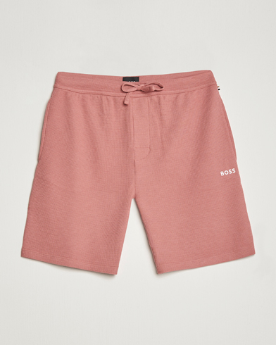 Herren | Joggingshorts | BOSS BLACK | Waffle Logo Shorts Open Pink