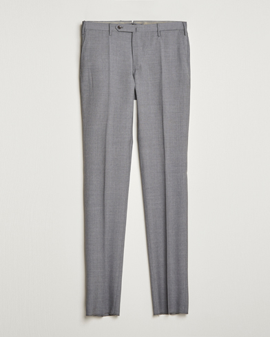 Herren | Anzughosen | Incotex | Slim Fit Tropical Wool Trousers Light Grey