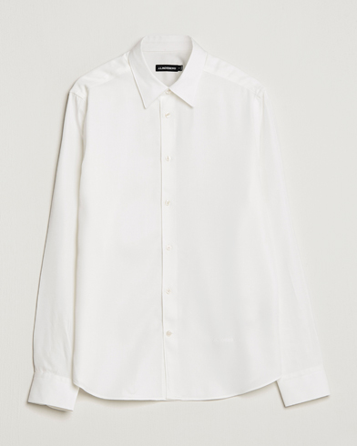 Herren | Freizeithemden | J.Lindeberg | Slim Fit Comfort Tencel Shirt Cloud White