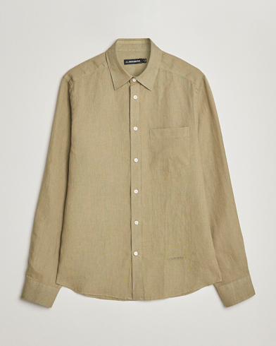 Herren | Kleidung | J.Lindeberg | Slim Fit Clean Linen Shirt Aloe