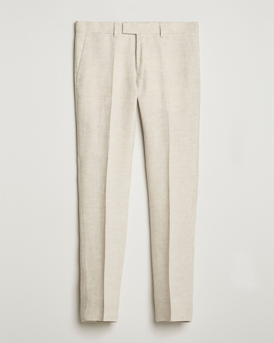 Herren | Kleidung | J.Lindeberg | Grant Super Linen Trousers Safari Beige