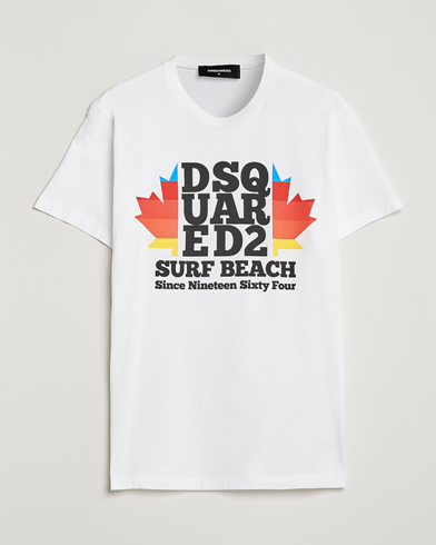 Herren | Dsquared2 | Dsquared2 | Surf Beach Tee White