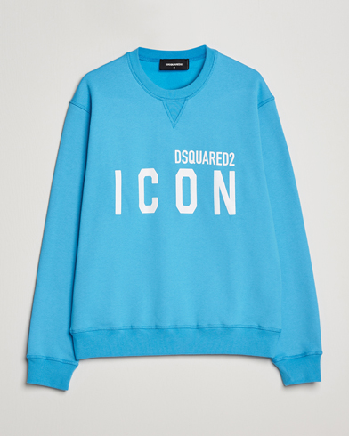 Herren | Luxury Brands | Dsquared2 | Icon Logo Sweatshirt Blue Miami