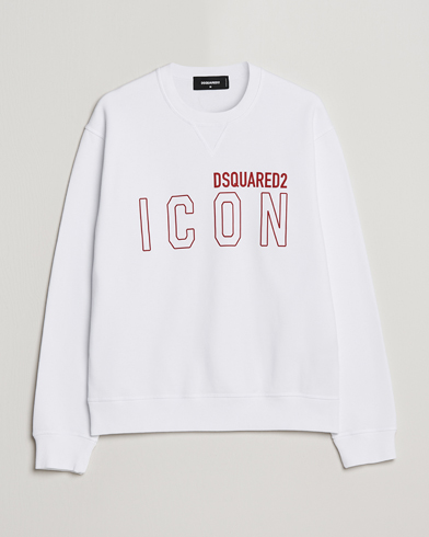 Herren | Luxury Brands | Dsquared2 | Icon Transparent Logo Sweatshirt White