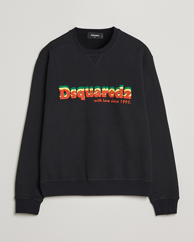 Herren |  | Dsquared2 | Printed Cotton Sweatshirt Black