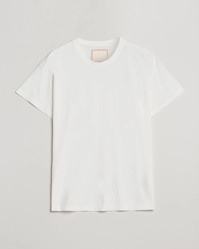 Herren | Weiße T-Shirts | Jeanerica | Marcel Crew Neck T-Shirt White