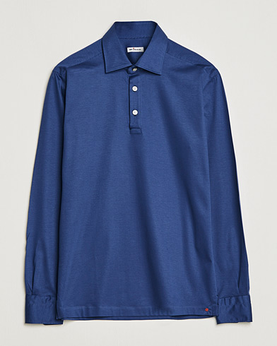 Herren |  | Kiton | Popover Shirt Dark Blue