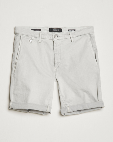 Herren | Kleidung | Replay | Benni Hyperflex Shorts Chaulk Grey