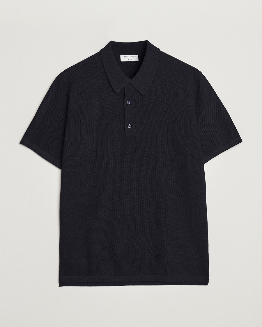 Herren | | Tiger of Sweden | Jenkim Knitted Pique Dark Ink