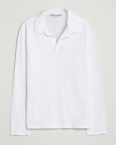 Herren | Langarm T-Shirt | Tiger of Sweden | Truane Organic Cotton T-Shirt Pure White