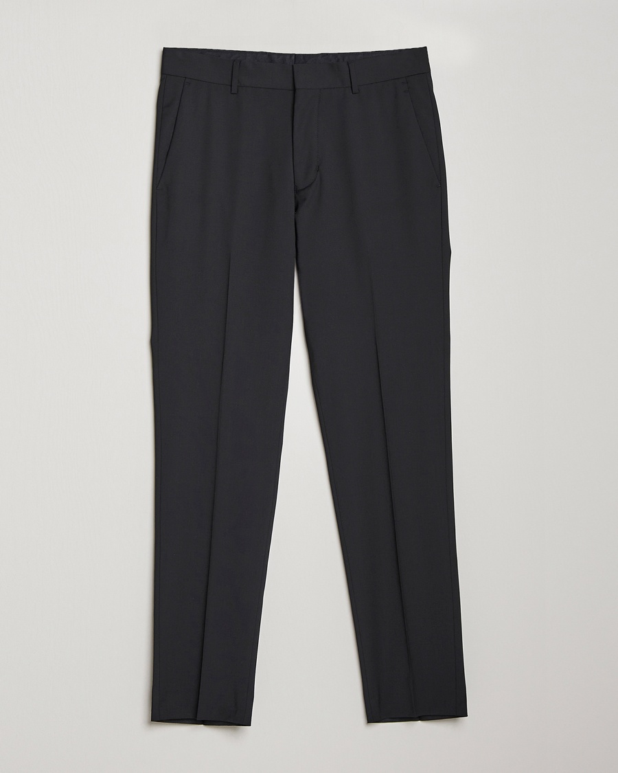 Herren | Anzughosen | Tiger of Sweden | Tenuta Wool Travel Suit Trousers Black