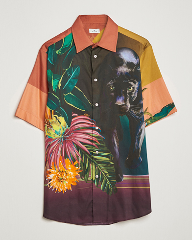 Herren | Kurzarmhemden | Etro | Printed Camp Collar Shirt Multicolor