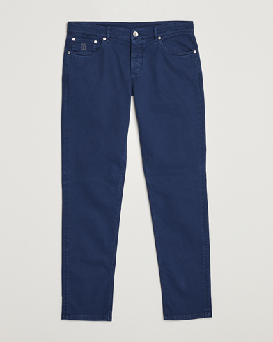 Herren | Brunello Cucinelli | Brunello Cucinelli | Slim Fit 5-Pocket Pants Dark Blue