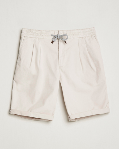 Herren | Shorts | Brunello Cucinelli | Drawstring Shorts Light Beige