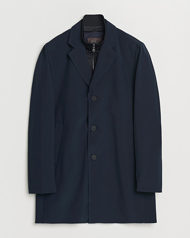 Herren | Stilvolle Jacken | Oscar Jacobson | Dalton Nylon Liner Coat Navy