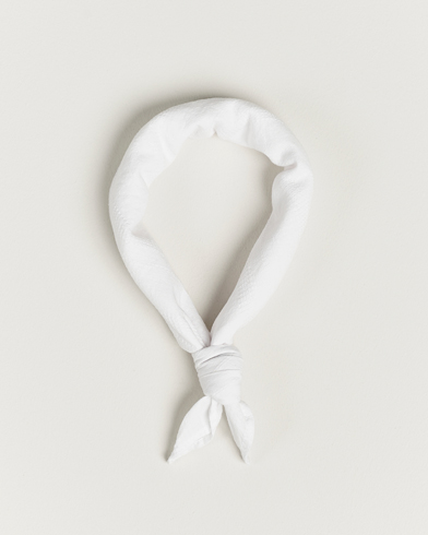 Herren |  | Oscar Jacobson | Cotton Structure Bandana White