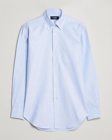Herren | Oxfordhemden | Kamakura Shirts | Slim Fit Oxford BD Shirt Light Blue