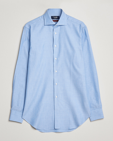 Herren |  | Kamakura Shirts | Slim Fit Cashmere Blend Shirt Light Blue