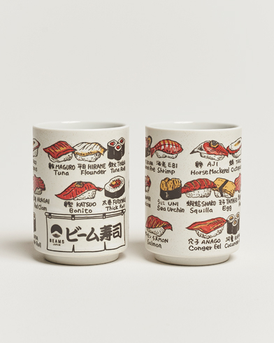 Herren |  | Beams Japan | Ceramic Sushi Cup Set White