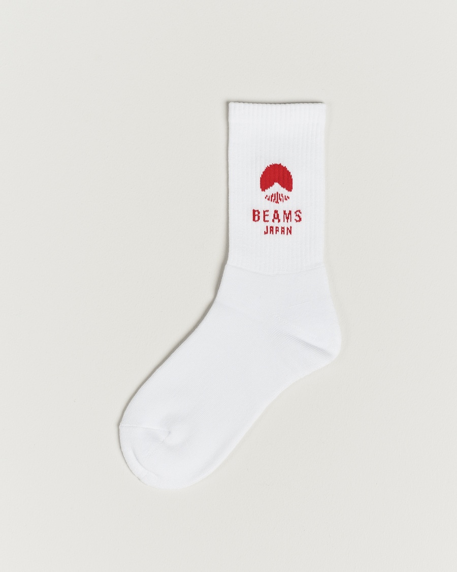  Logo Socks White/Red