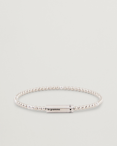 Herren |  | LE GRAMME | Beads Bracelet Brushed Sterling Silver 11g