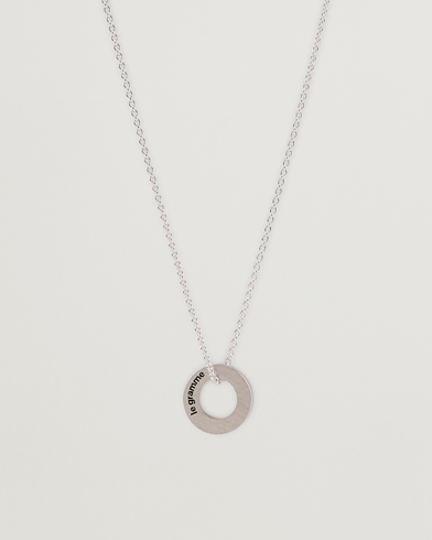 Herren | Accessoires | LE GRAMME | Circle Necklace Le 1.1 Sterling Silver