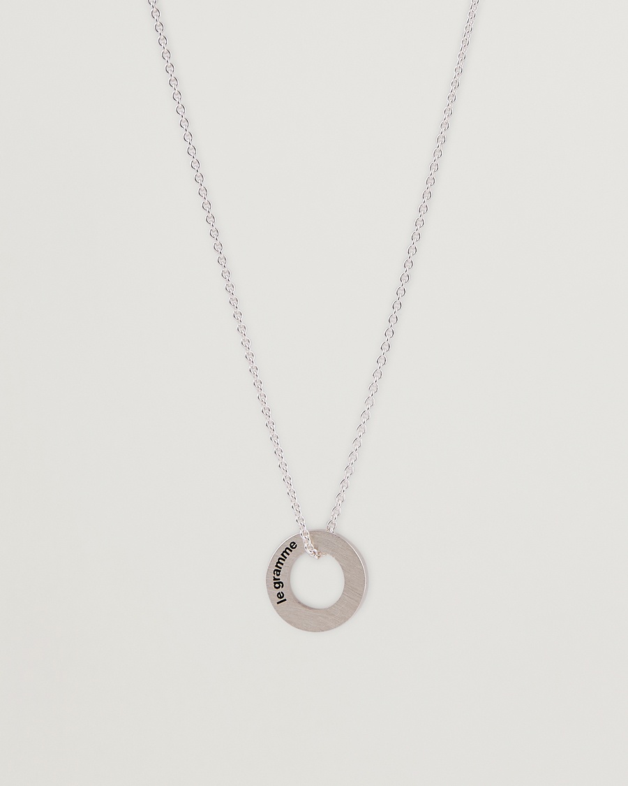 Herren | | LE GRAMME | Circle Necklace Le 1.1 Sterling Silver