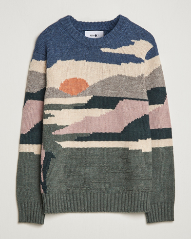 Herren | Neu im Onlineshop | NN07 | Jason Sunset Knitted Sweater Multi