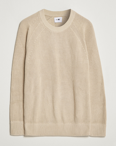 Herren | NN07 | NN07 | Jacobo Cotton Knitted Sweater Off White