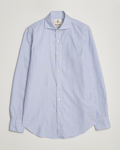 Herren |  | Finamore Napoli | Tokyo Slim Chambray Shirt Light Blue Stripe