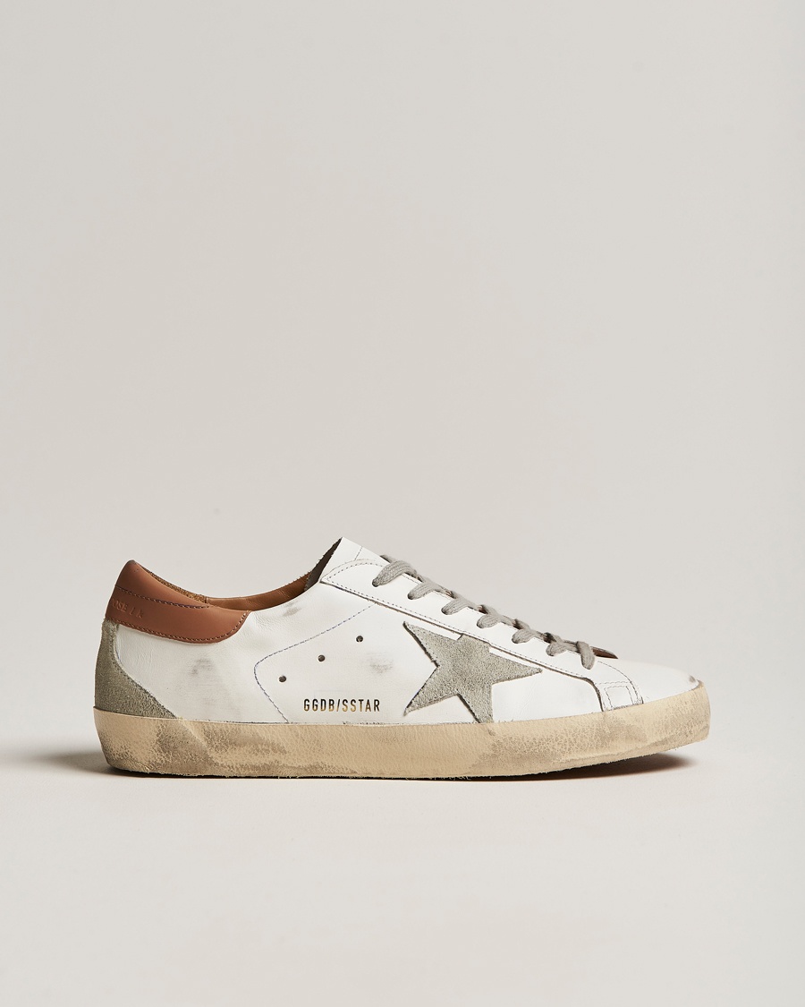 Herren | | Golden Goose Deluxe Brand | Super-Star Sneakers White/Brown