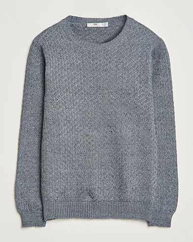 Herren |  | Inis Meáin | Fishnet Linen Sweater Stone