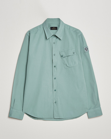 Herren | Belstaff | Belstaff | Pitch Cotton Pocket Shirt Steel Green