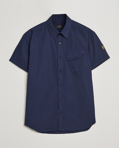 Herren | Kurzarmhemden | Belstaff | Short Sleeve Pitch Shirt Neep Navy