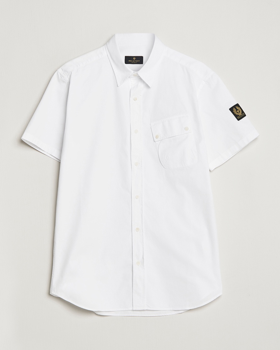 Belstaff Short Sleeve Pitch Shirt White – Weiß