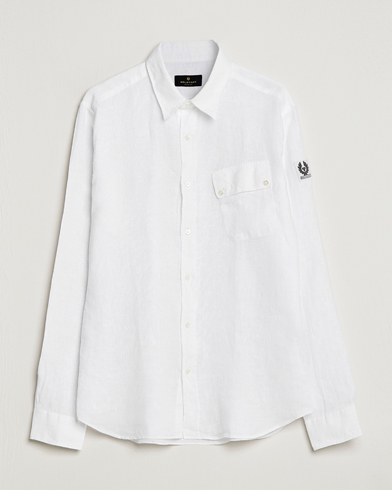 Herren |  | Belstaff | Pitch Linen Pocket Shirt White