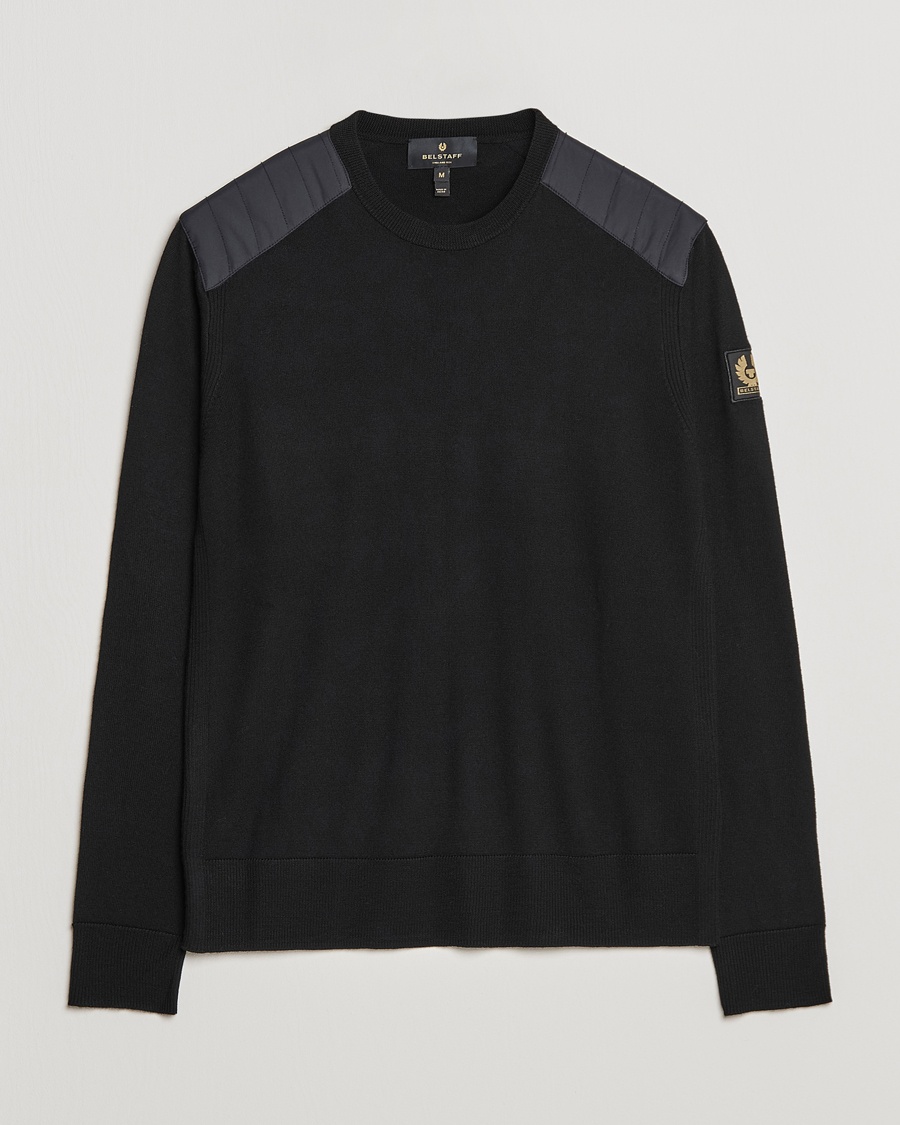 Herren | | Belstaff | Kerrigan Crew Neck Merino Sweatshirt Black