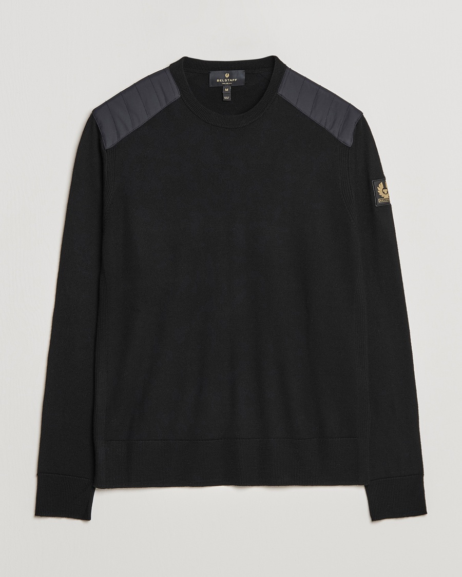  Kerrigan Crew Neck Merino Sweatshirt Black